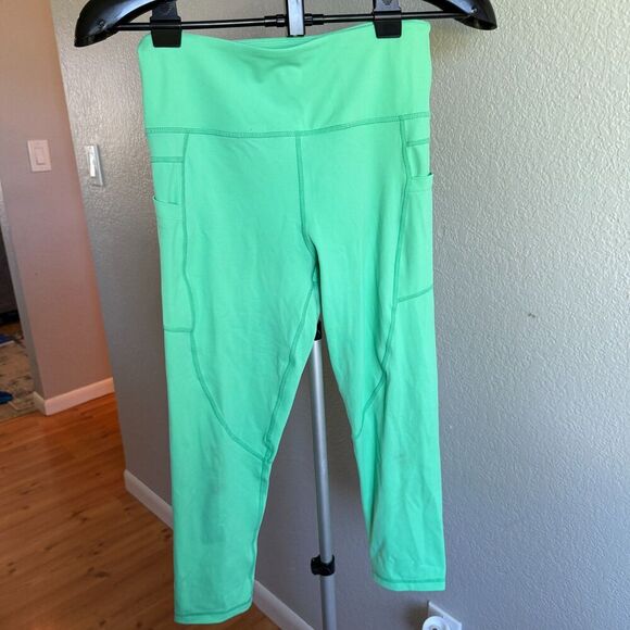 Zyia Active Light n Tight Spring Bud Capri Workout Pocket Hi-Rise Leggings 6-8 - Picture 2 of 6